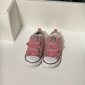 Converse Toddler Pink Velcro 10
